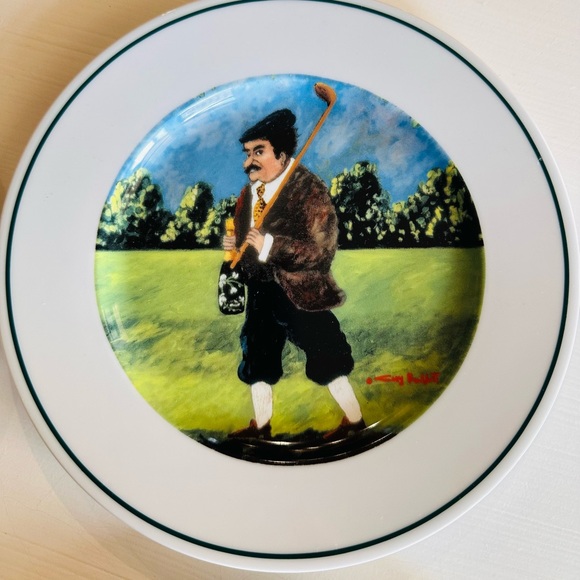 Vintage Golf Plates - Guy Buffet “Links Series”, set of 4 - Picture 5 of 10